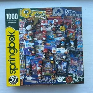 Springbok Super Bowl Collectible 1000 piece puzzle.